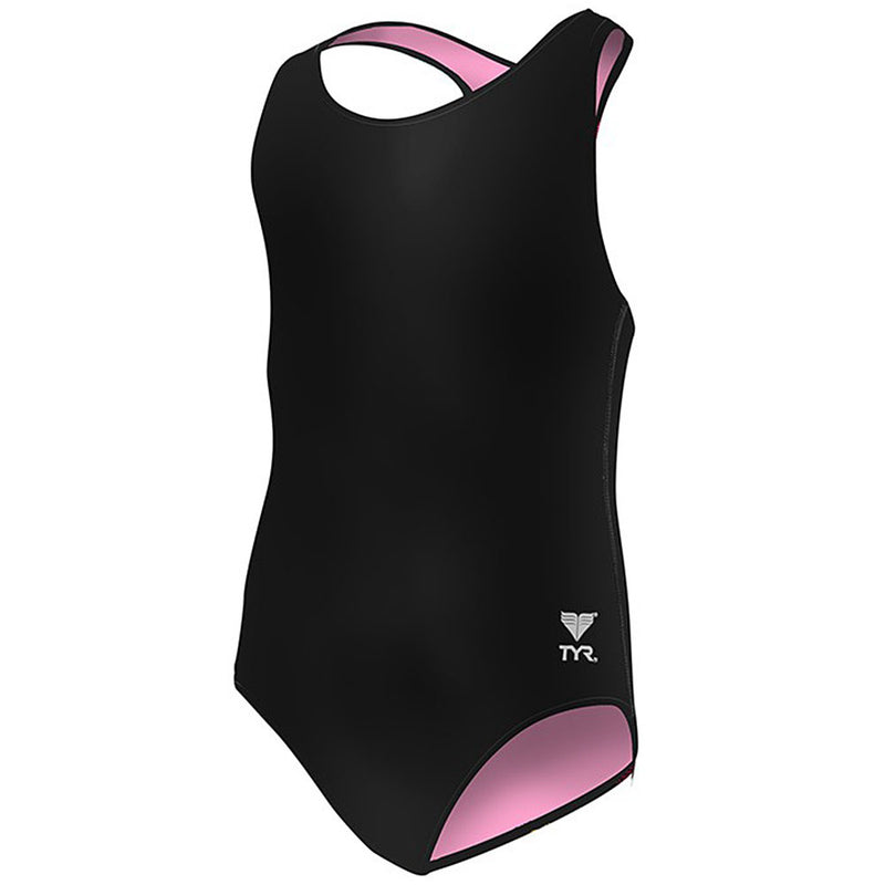 TYR Girls' Solid Maxfit Swimsuit - DIPNDIVE
