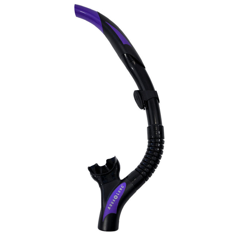Used Aqua Lung Impulse 3 2-Valve Flex Snorkel, Black Twilight - DIPNDIVE