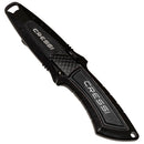 Open Box Cressi Lima Stainless Steel Scuba Dive Knife-Black - DIPNDIVE