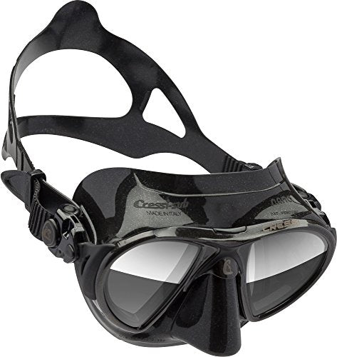 Used Cressi NANO Expert Adult Compact Mask for Freediving & Scuba Diving, Black - DIPNDIVE