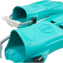 Used Fourth Element Tech Scuba Diving Fins - Aqua - Medium - DIPNDIVE