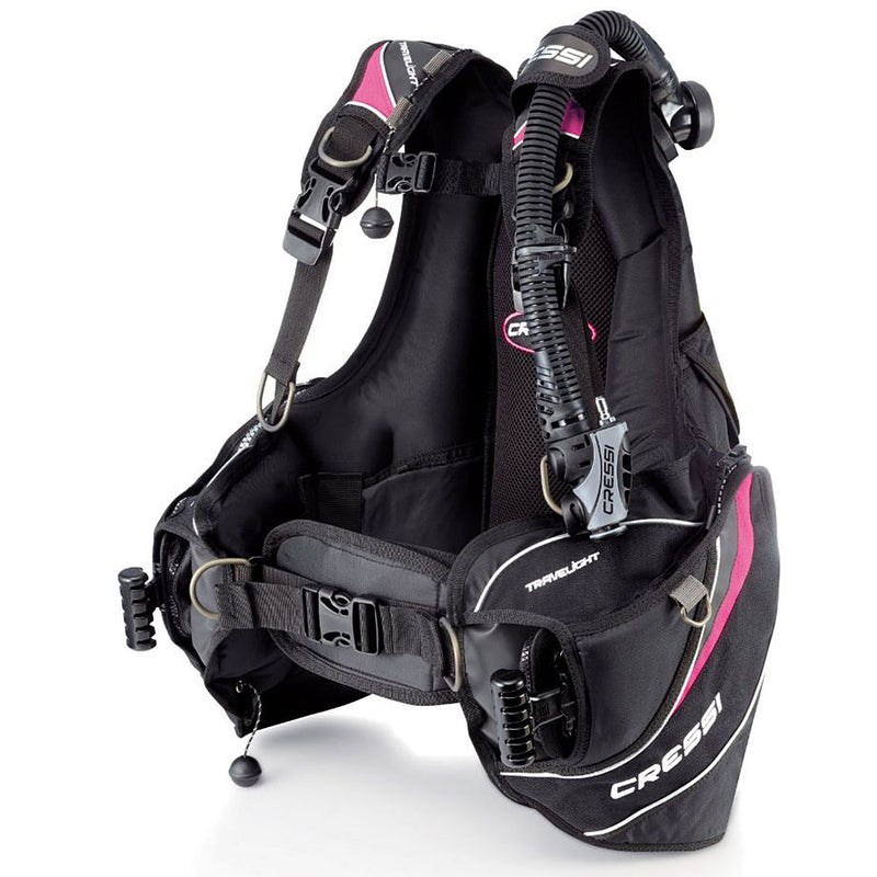 Open Box Cressi Travelight Buoyancy Compensator - Pink - Small - DIPNDIVE