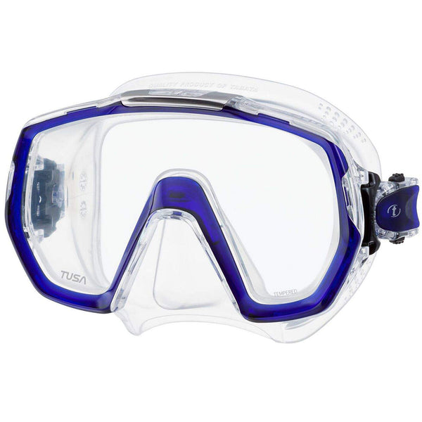 Open Box Tusa M-1003 Freedom Elite Dive Mask-Cobalt Blue - DIPNDIVE