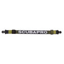 Open Box ScubaPro Comfort Mask Straps-Black / Yellow - DIPNDIVE