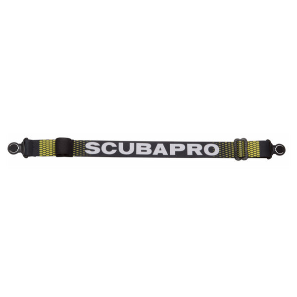 Open Box ScubaPro Comfort Mask Straps-Black / Yellow - DIPNDIVE