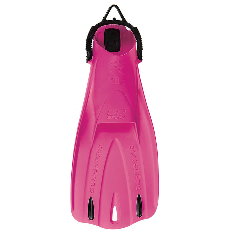 Open Box ScubaPro GO Sport Diving Fins - Pink - Medium - DIPNDIVE