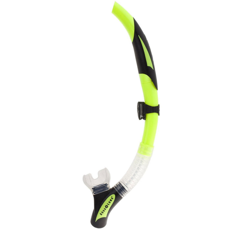 Used Aqua Lung Impulse 3 2-Valve Flex Snorkel (Neon Yellow) - DIPNDIVE