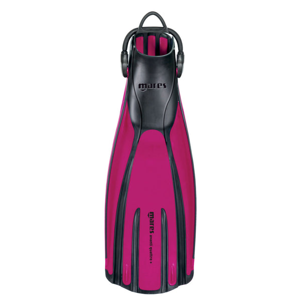 Used Mares Avanti Quattro Plus Open Heel Dive Fins - Flamingo - Small - DIPNDIVE