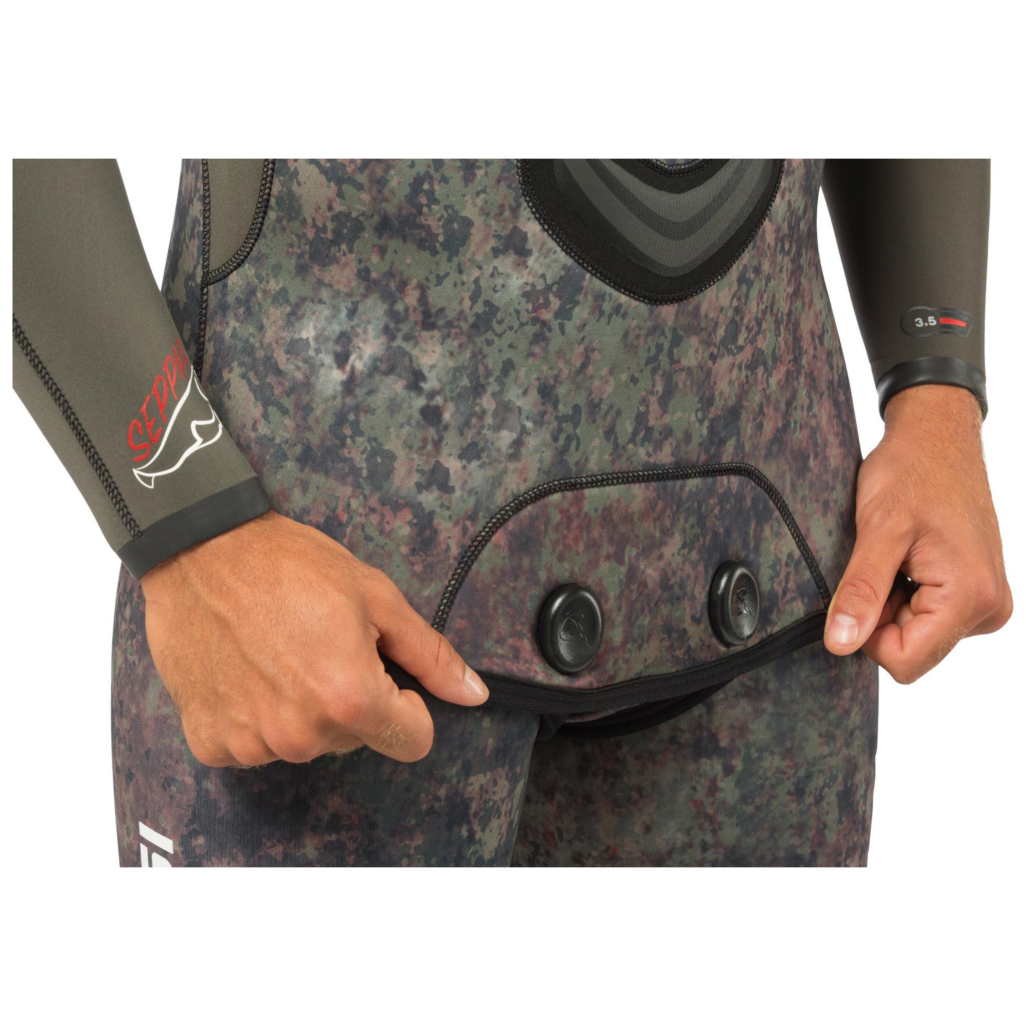 Cressi 5mm Mens Seppia 2-piece Freediving Wetsuit - DIPNDIVE
