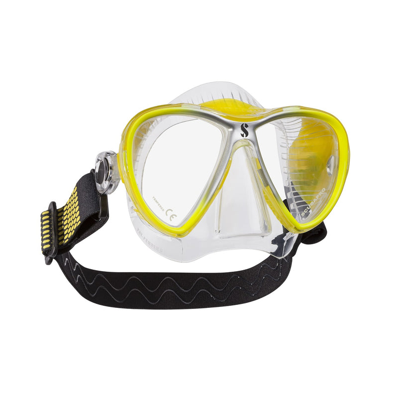 Scubapro Synergy 2 Twin Mask with Comfort Strap (Black / Silver)