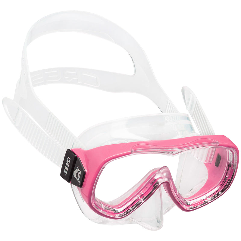 Used Cressi Piumetta Dive Mask - Clear / Pink - DIPNDIVE