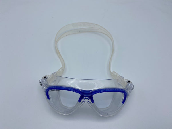 Used Cressi Mini Cobra, clear/blue - DIPNDIVE