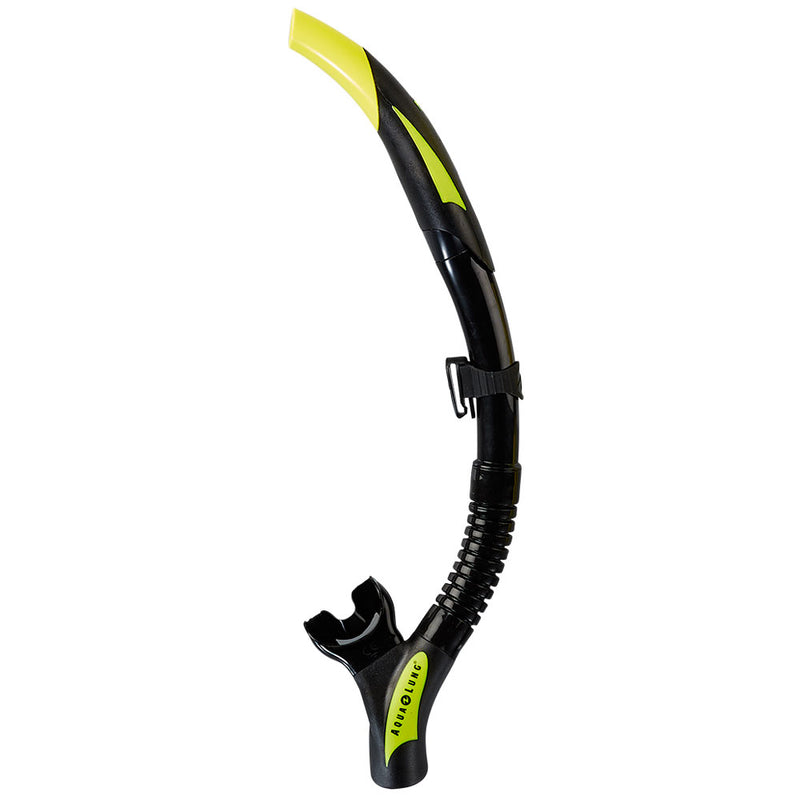 Used Aqua Lung Impulse 3 Flex Snorkel, Black / Yellow - DIPNDIVE