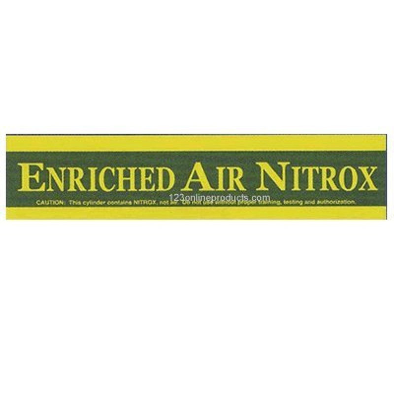 Trident Enriched Air Tank Band Sticker - DIPNDIVE