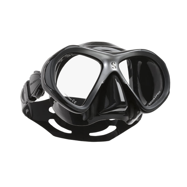 Used ScubaPro Spectra Mini Mask - Black / Silver - DIPNDIVE