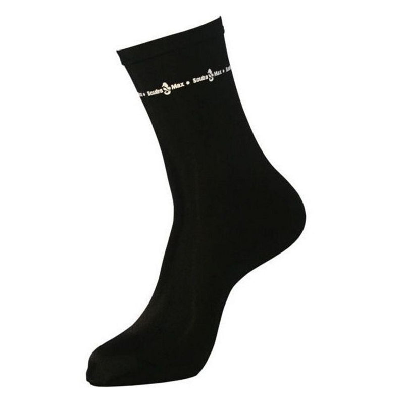 Open Box ScubaMax Spandex Sport Sock - Black ( SO-01-K ) - DIPNDIVE