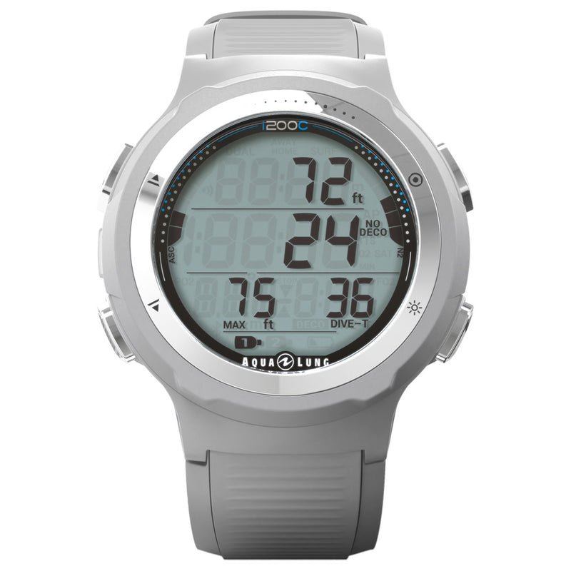 Open box Aqua Lung i200C Wrist Dive Computer - Grey - DIPNDIVE