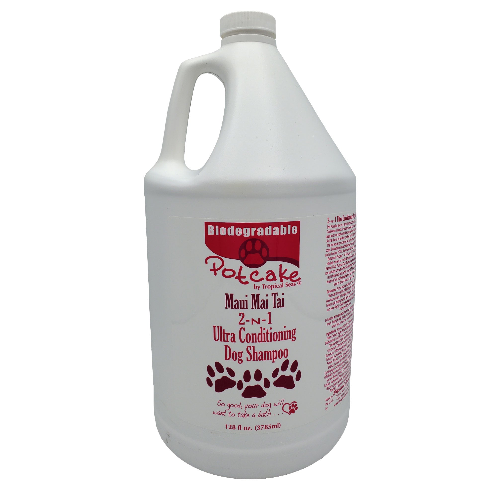 Land Shark PotCake 2-n-1 Ultra Cleansing and Conditioning Shampoo 1 gal 128 fl oz 3785 ml - DIPNDIVE