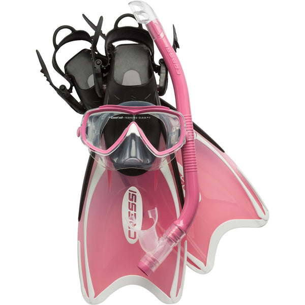 Used Cressi Mini Palau Set - Pink, Size: 29/32 - DIPNDIVE