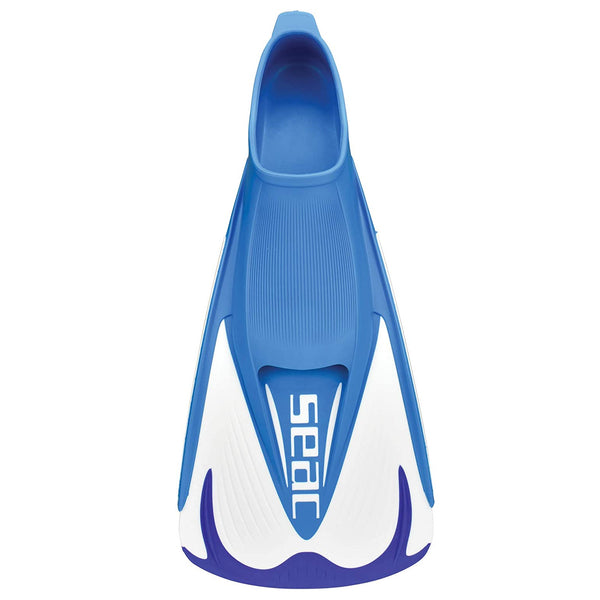 Used Seac Men's Team Snorkeling Swim Fins - Blue, Size:12-12.5- US Mens - DIPNDIVE