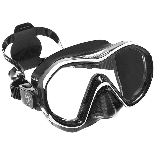 Used Aqua Lung Reveal X1 Dive Mask, Color: Black/White - DIPNDIVE