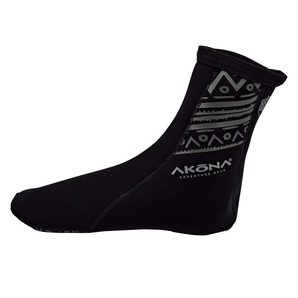 Akona 2mm Tall Socks with Printed Traction Sole - DIPNDIVE