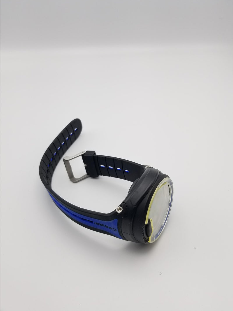 Open Box Cressi Leonardo Dive Computer Watch -Wrist Black / Blue - DIPNDIVE