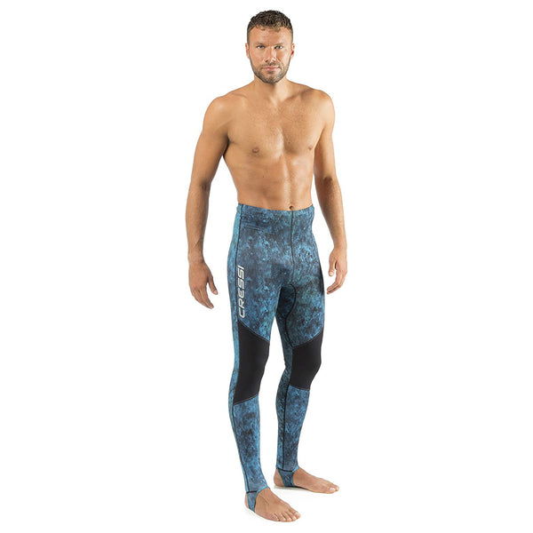 Open Box Cressi Hunter Rash Guard Pants - Blue Hunter, Size: XX-Large - DIPNDIVE