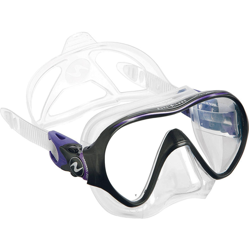 Open Box Aqua Lung Linea Single Lens Dive Mask-Twilight - DIPNDIVE