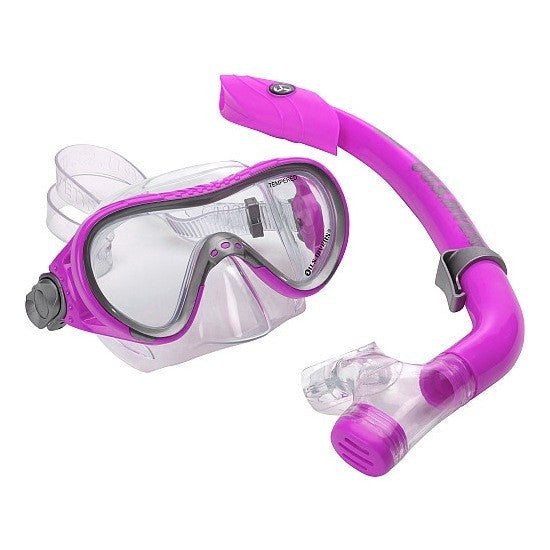 U.S. Divers Coral Mask  -  Island Dry JR. Snorkel - DIPNDIVE