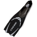 Used Cressi Pluma Full Foot Fins-Black / Silver 3.5-4.5 / 35-36 - DIPNDIVE