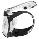 Used Cressi Duke Dry Full Face Mask, Clear/Black, Size: Medium/Large - DIPNDIVE