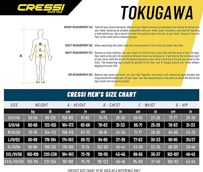 Open Box Cressi 2mm Man Tokugawa Nylon Two-Piece Wetsuit With Hood - Medium - DIPNDIVE