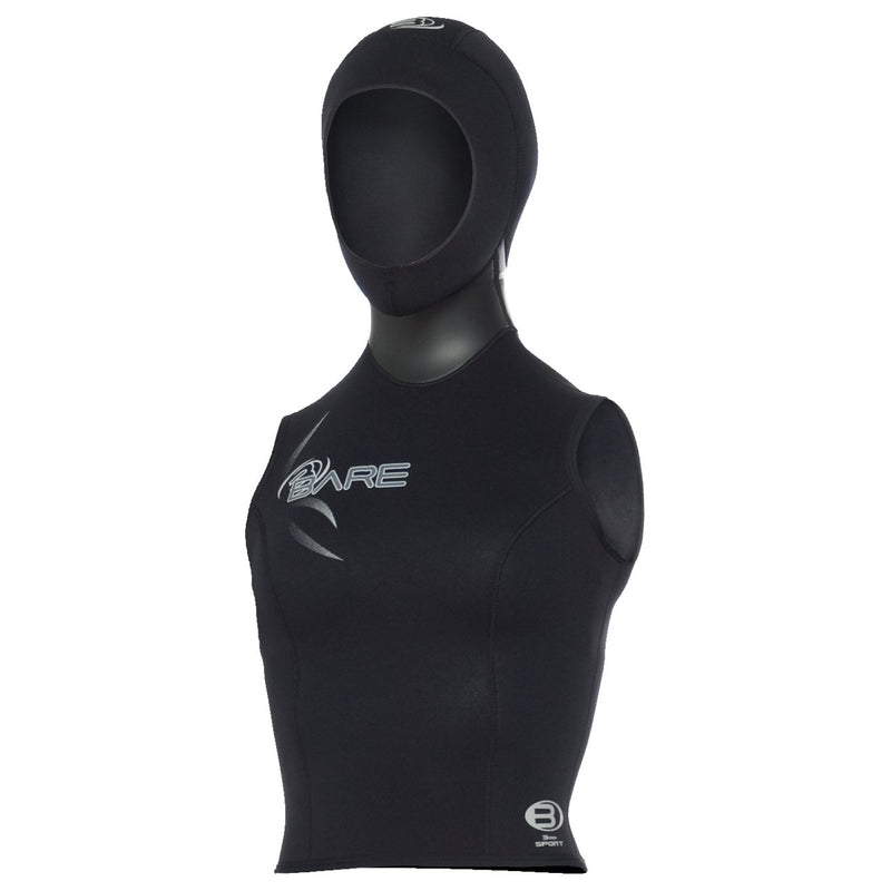 Bare 5/3mm Womens Sport Hooded Dive Vest - DIPNDIVE