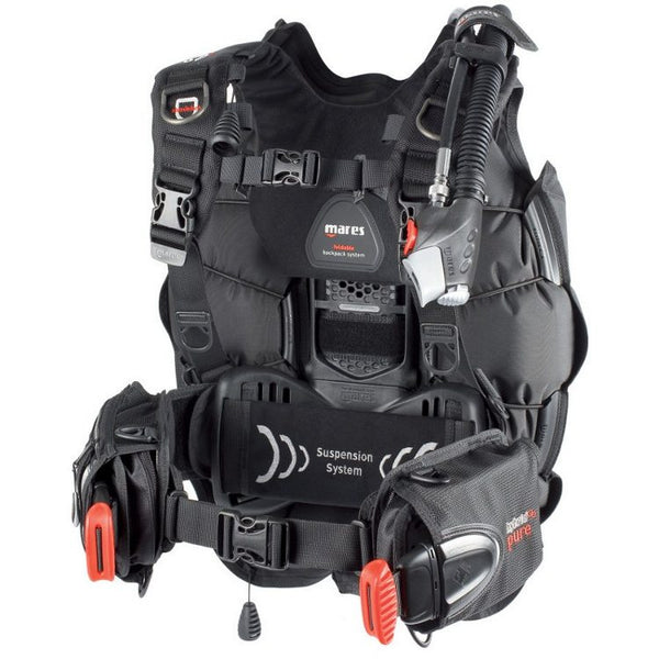 Mares Hybrid Pure With MRS Plus Buoyancy Compensator - DIPNDIVE