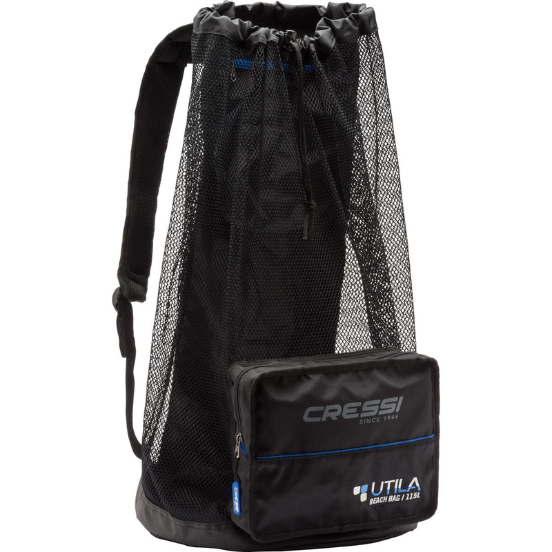 Open Box Cressi Utila Foldable Mesh Backpack-Black - DIPNDIVE