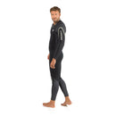 Open Box Cressi 2.5mm Mens Bahia Flex Front-Zip Full Wetsuit, Black / Grey, Size: XX-Large - DIPNDIVE
