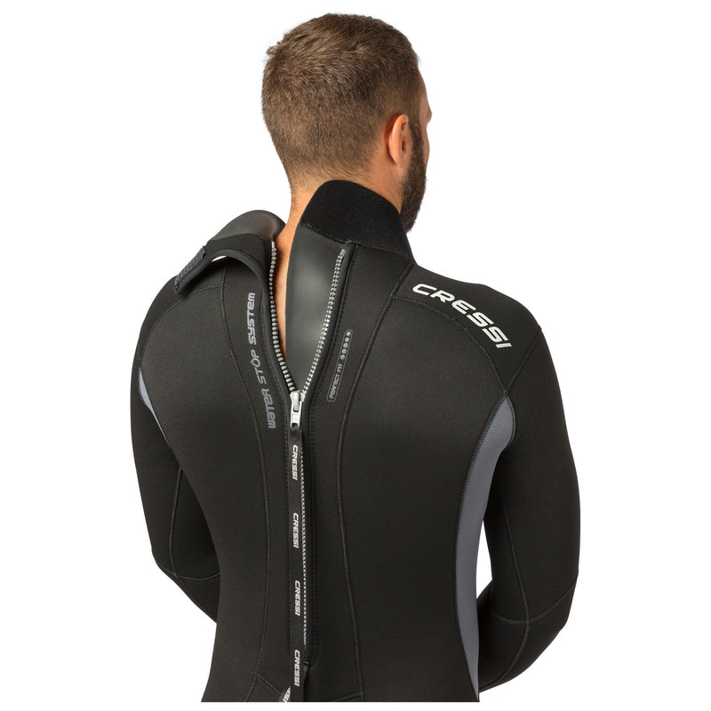 Open Box Cressi 5mm Man Otterflex Full One-Piece Wetsuit - Small - DIPNDIVE