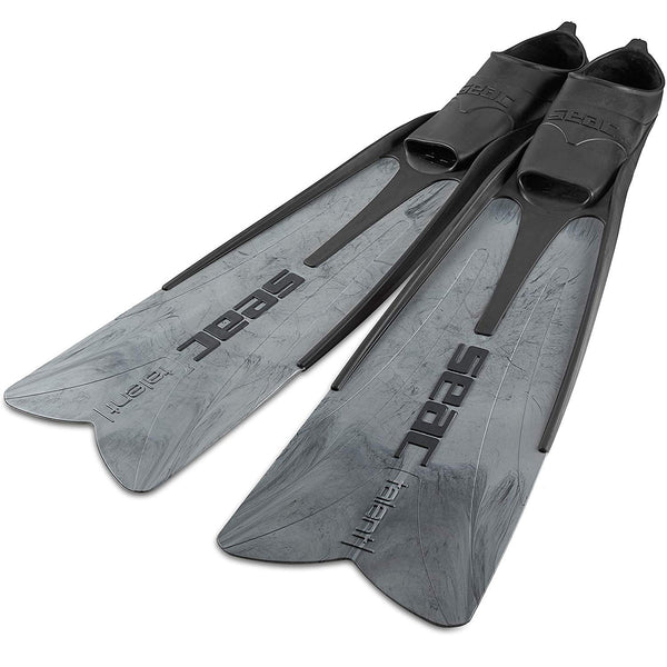 Open Box Seac Talent Camo Medium-Long Blade Fins - Camo Grey, Size: 8-8.5 (41/42) - DIPNDIVE