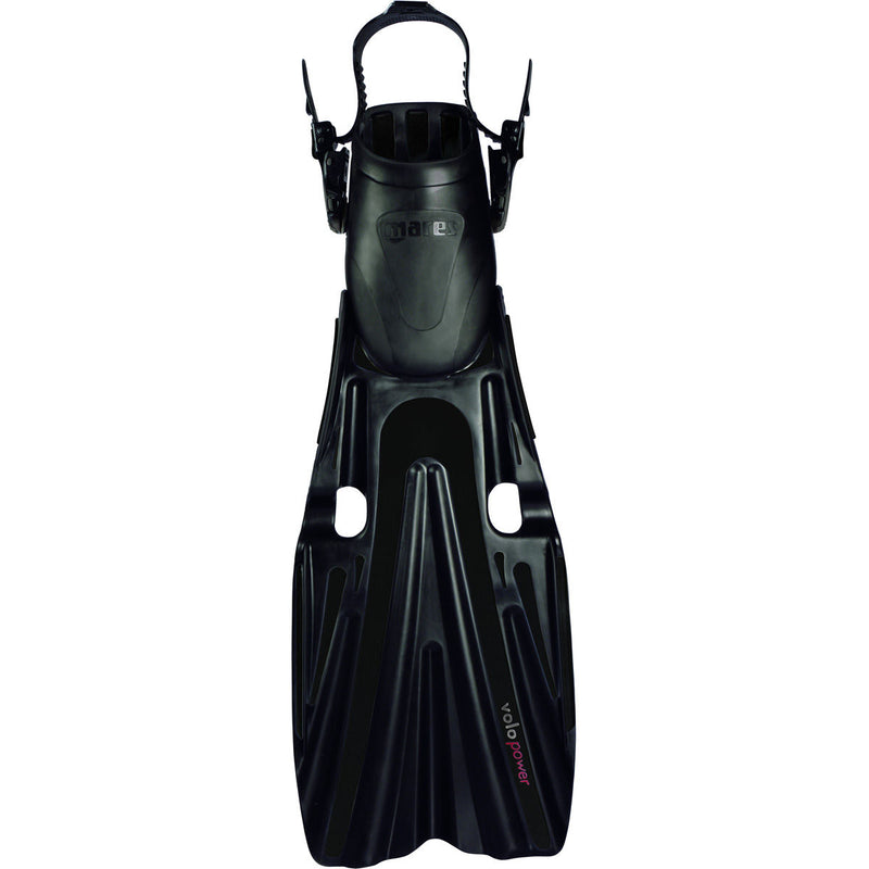Used Mares Volo Power Open Heel Scuba Fins - Black - XLarge - DIPNDIVE