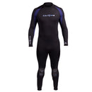 Open Box NeoSport 5mm Men’s Neoprene Backzip Jumpsuits-Black/Blue-Large - DIPNDIVE