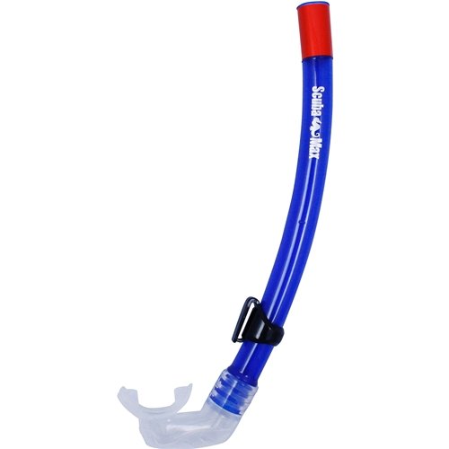 Used ScubaMax SK-219 Escape Snorkel-Blue / Clear - DIPNDIVE