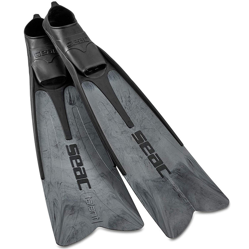 Open Box Seac Talent Camo Medium-Long Blade Fins - Camo Grey, Size: 8-8.5 (41/42) - DIPNDIVE