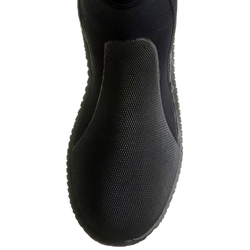 Open box Cressi 7mm ISLA With Soles Boots, Black/Black, Size: 6 - DIPNDIVE