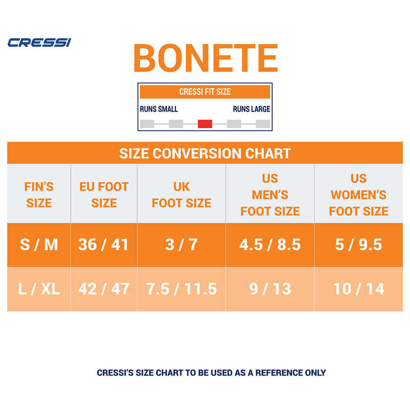 Open Box Cressi Bonete Pro Set - Black / Orange - LG/XLG - DIPNDIVE
