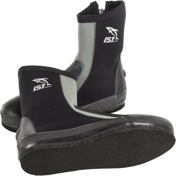 Open Box IST 3mm Tall-Cut Boots with Thick Felt Sole - Black - 8 - DIPNDIVE