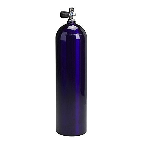 Catalina Cylinders 80 cf Aluminum Scuba Tank With Universal SSV-C-48P Valve (3000 PSI) - DIPNDIVE