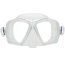 Used XS Scuba Gauge Reader Down View Design Scuba Dive Mask - Clear - DIPNDIVE