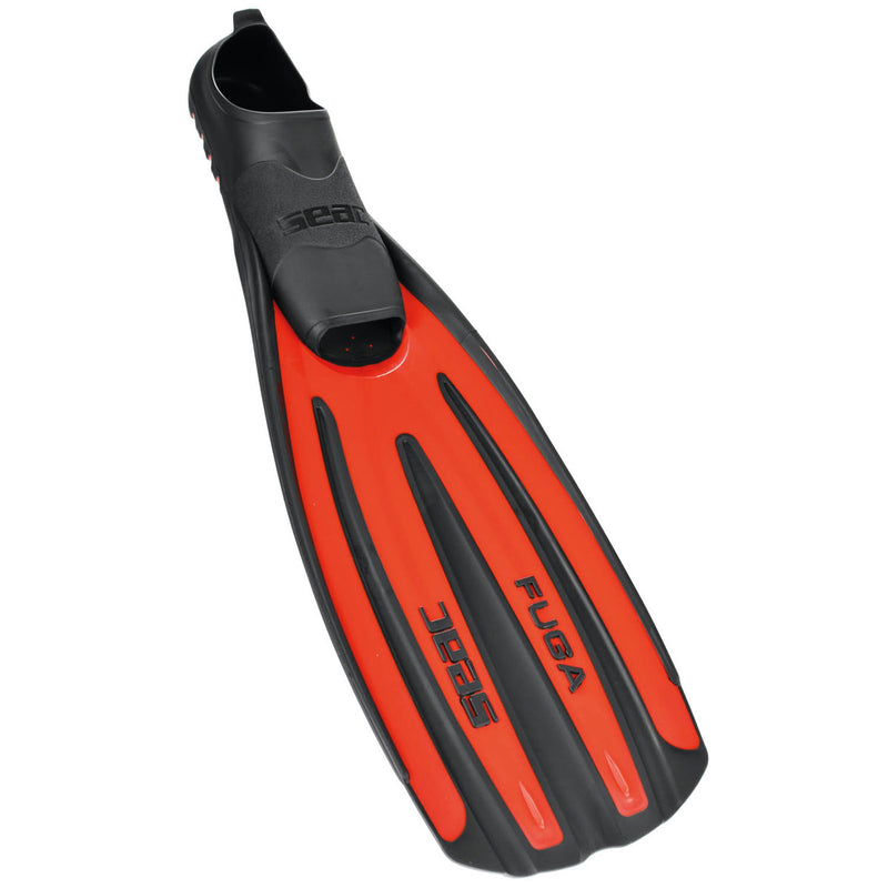 Used Seac Fuga Diving Fins, Red, Size: 38/39 - DIPNDIVE