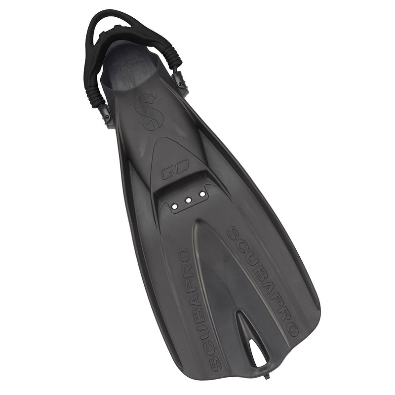 Used ScubaPro Go Travel Dive Fins - Black, Size XL - DIPNDIVE